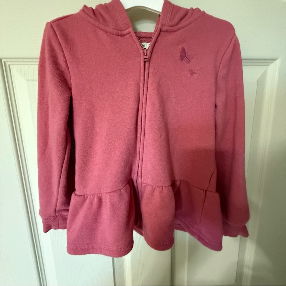OshKosh B'gosh Pink Peplum Sweatshirt Hoodie